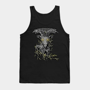 Lightning Capricorn (Yellow) Tank Top